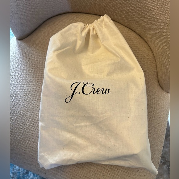 J Crew Stella Heels, Canvas and Leather, Never Worn, Size 10, includes shoe bag. - Picture 9 of 9